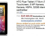 HTC Flyer à 669€ sur Amazon.de