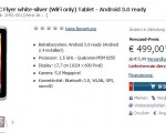 HTC Flyer à 499€ en précommande