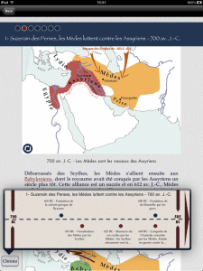 Une touche d'Histoire sur iPad Une touche d'Histoire sur iPad