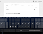 thumb keyboard pour tablettes tactiles