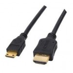 Le câble mini-HDMI vers HDMI
