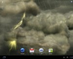 Profitez du temps pourri sur votre tablette avec un fond d'écran animé d'orage !