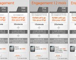 Forfaits Orange Internet pour iPad (cliquez pour agrandir)