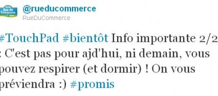 Ni aujourd'hui ni demain, mais bientôt !