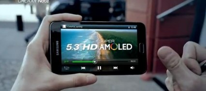Publicité Samsung Galaxy Note : Smartphone ou tablette ?