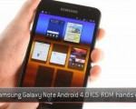 Samsung Galaxy Note Ice Cream Sandwich