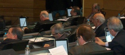 Une séance du Conseil Général de la Haute-Corse, en 2011 © QUALIGRAF