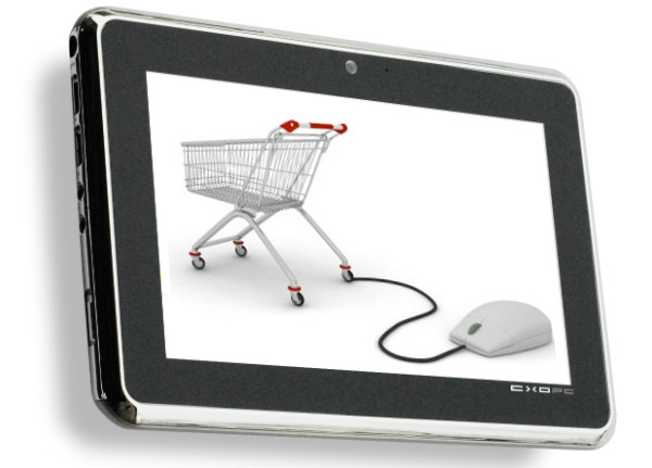 tablette e commerce t-commerce