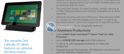 Tablette Dell latitude 10