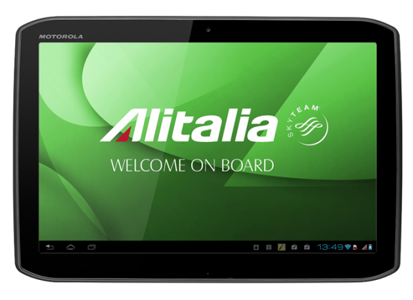Alitalia met des tablettes Xoom 2 à disposition de son personnels et ses passagers