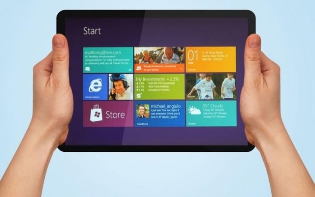 Tablette Microsoft Surface sous Windows 8