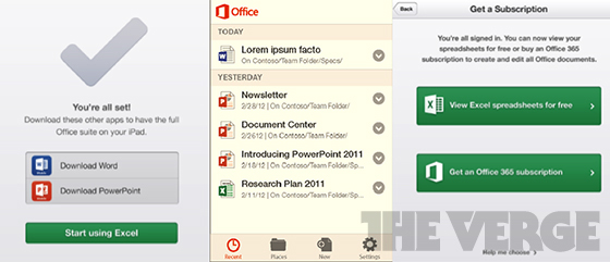 Captures d'écran de Microsoft Office sur Android & iOS ! Ca arrive ! Captures d'écran de Microsoft Office sur Android & iOS ! Ca arrive !