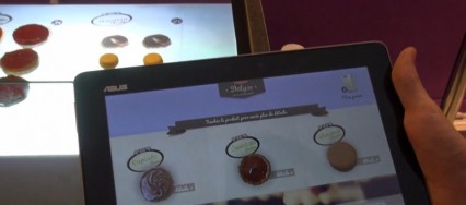 Concept de boulangerie interactive : table numérique et tablette tactile #GeekGourmand