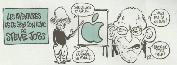 caricature Steve Jobs