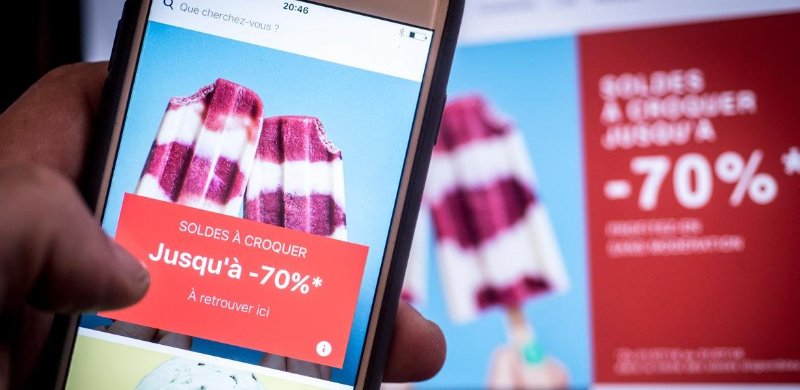 Soldes en ligne sur le Tech