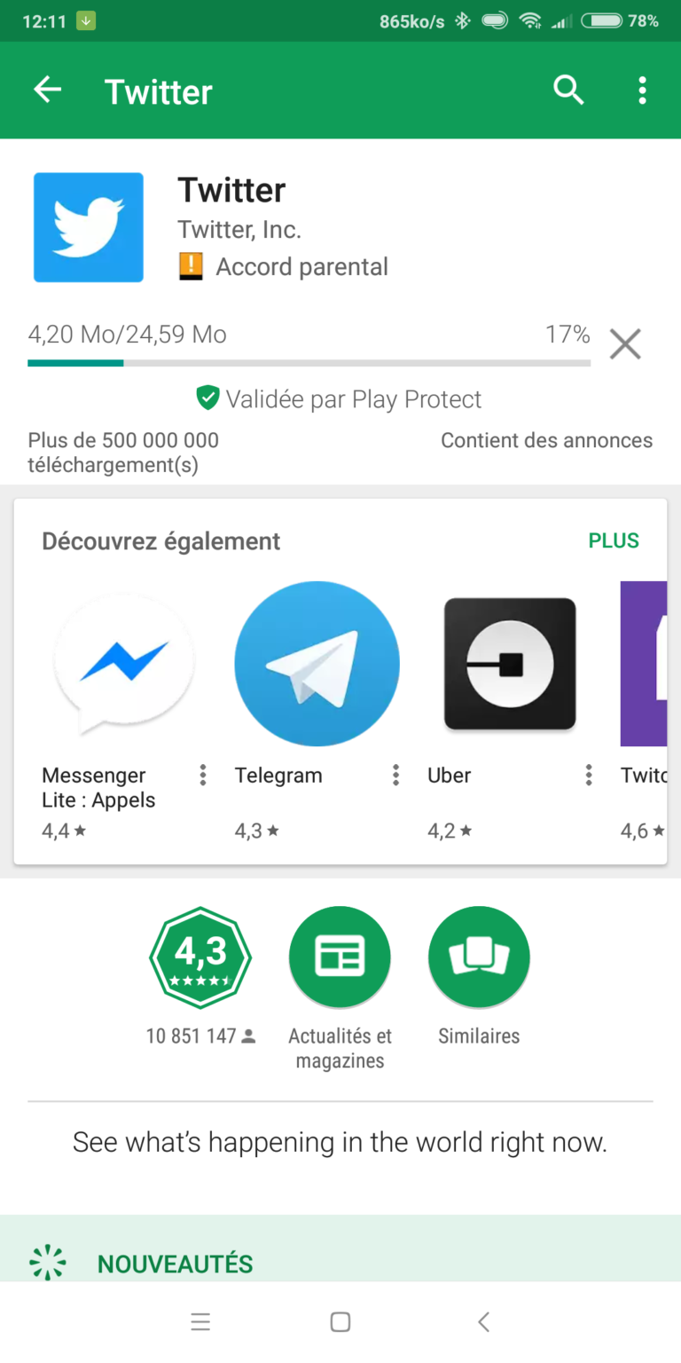 Voici comment Installer une application Android depuis le Play Store