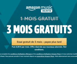 Amazon Prime Music 3 mois gratuit