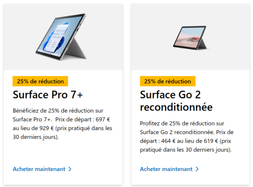 Bons plans 2023 sur le magasin Microsoft