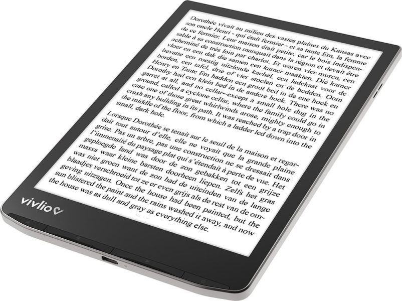 Vue officielle de la Vivlio InkPad 4.