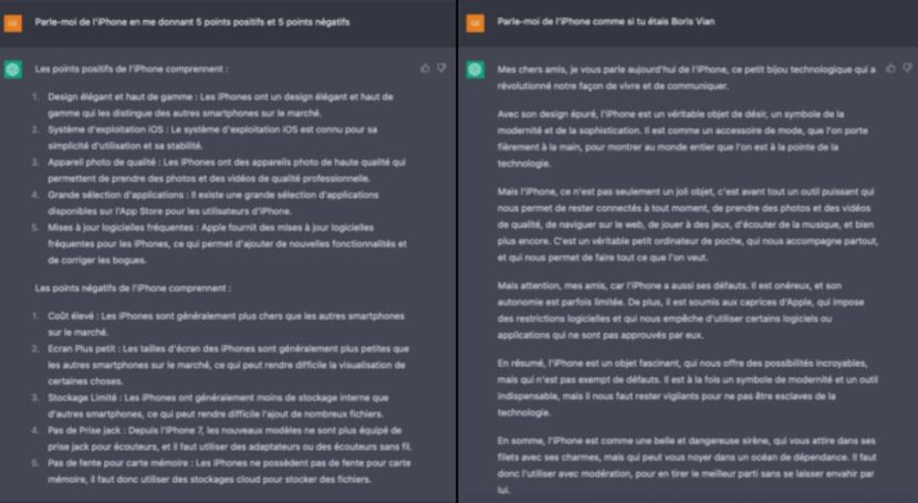 Précisez le format et le style souhaités