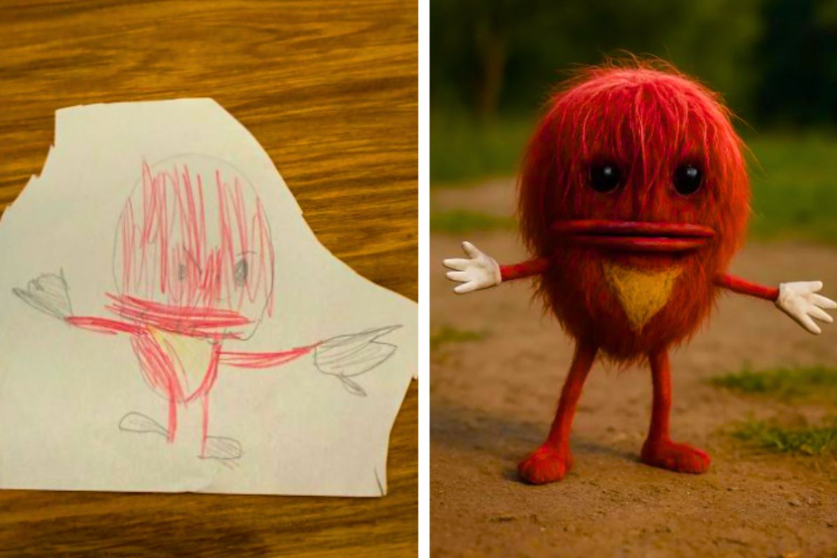 Un papa transforme les dessins de son fils en créatures réalistes grâce à l’IA
