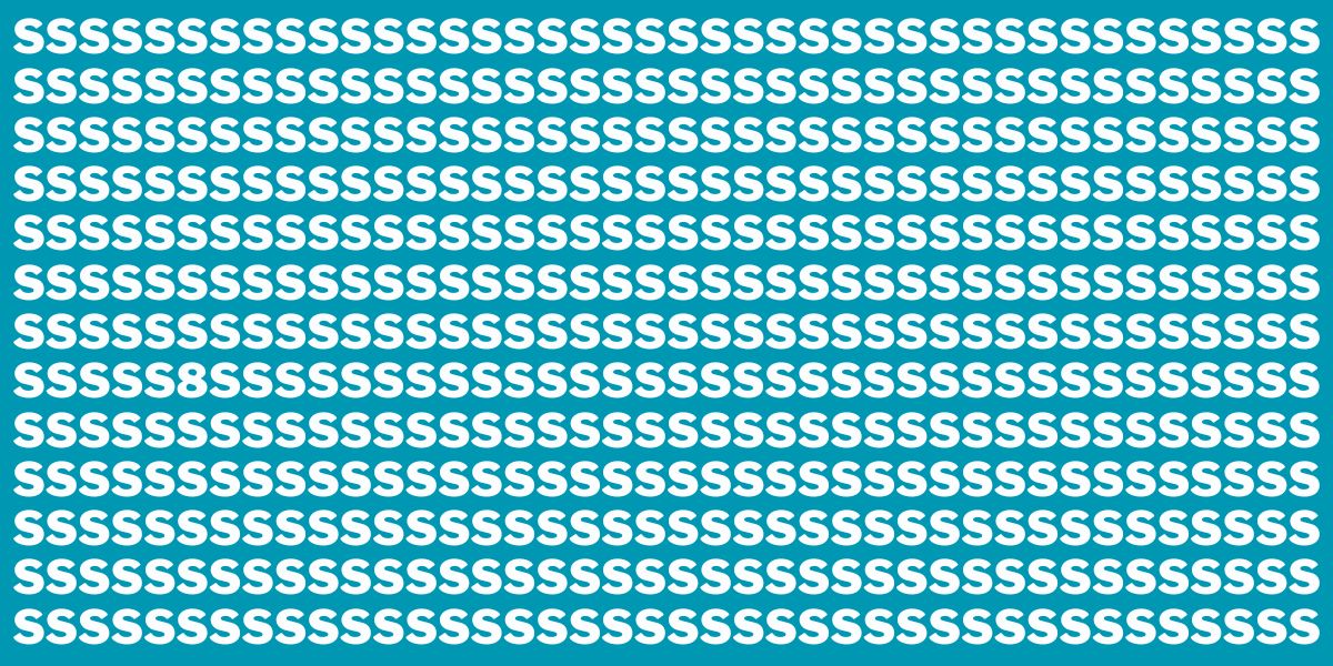 Combien de chiffre 8 voyez-vous sur cette image ?