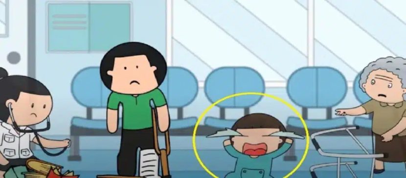 Si vous aidez l’enfant en pleurs