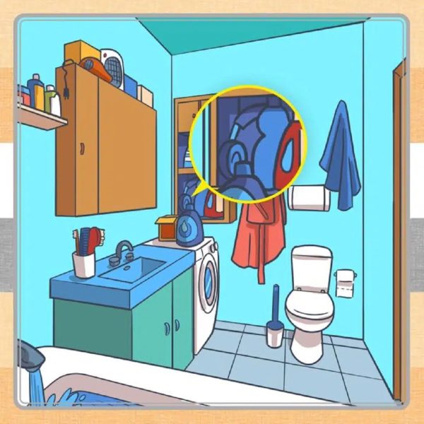 Place des écouteurs dans la salle de bain