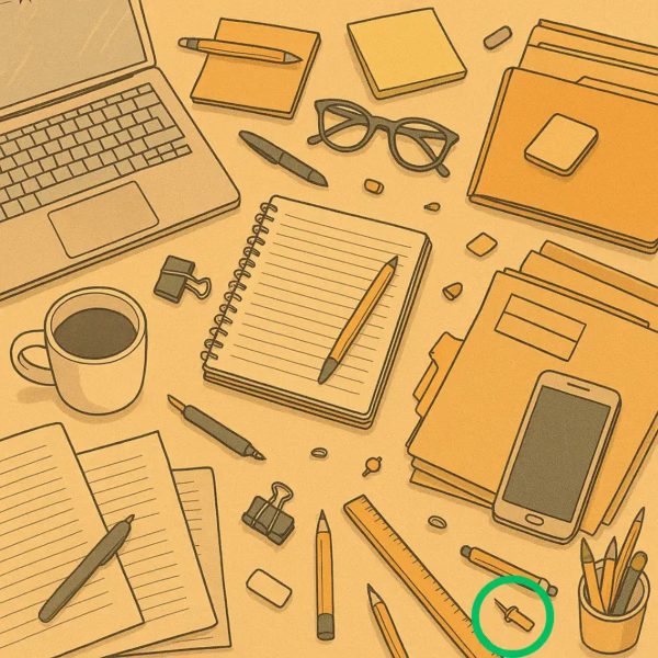 Emplacement de l'aiguille révélée 