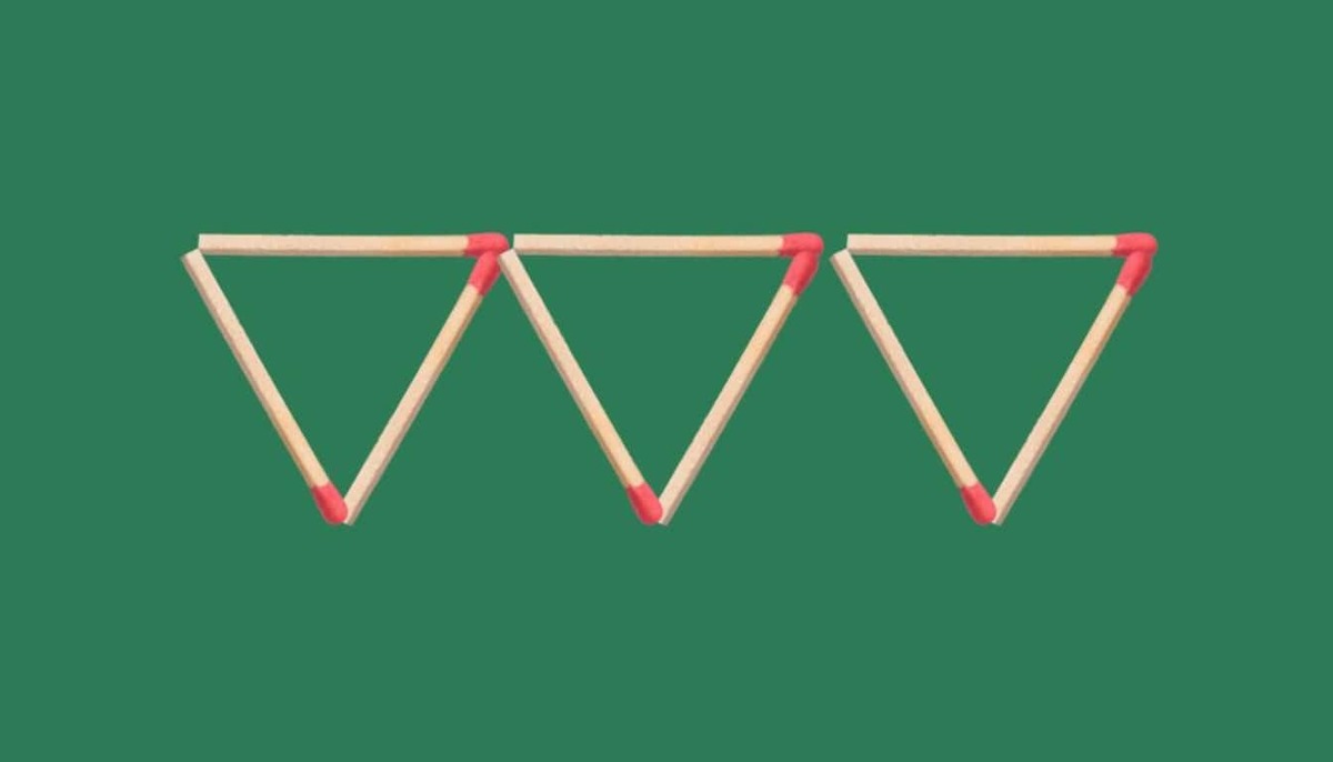 Jeu : oserez-vous former 5 triangles de 3 en moins de 20 secondes ? Oserez-vous former 5 triangles de 3 en moins de 20 secondes ?