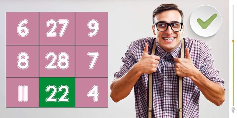 la solution de l'énigme visuelle