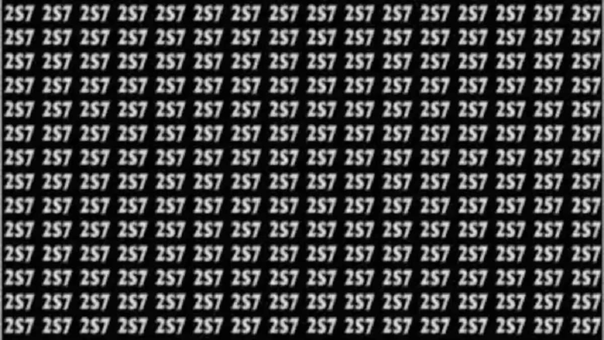 seuls les plus rapides repèrent ce chiffre en moins de 10 secondes