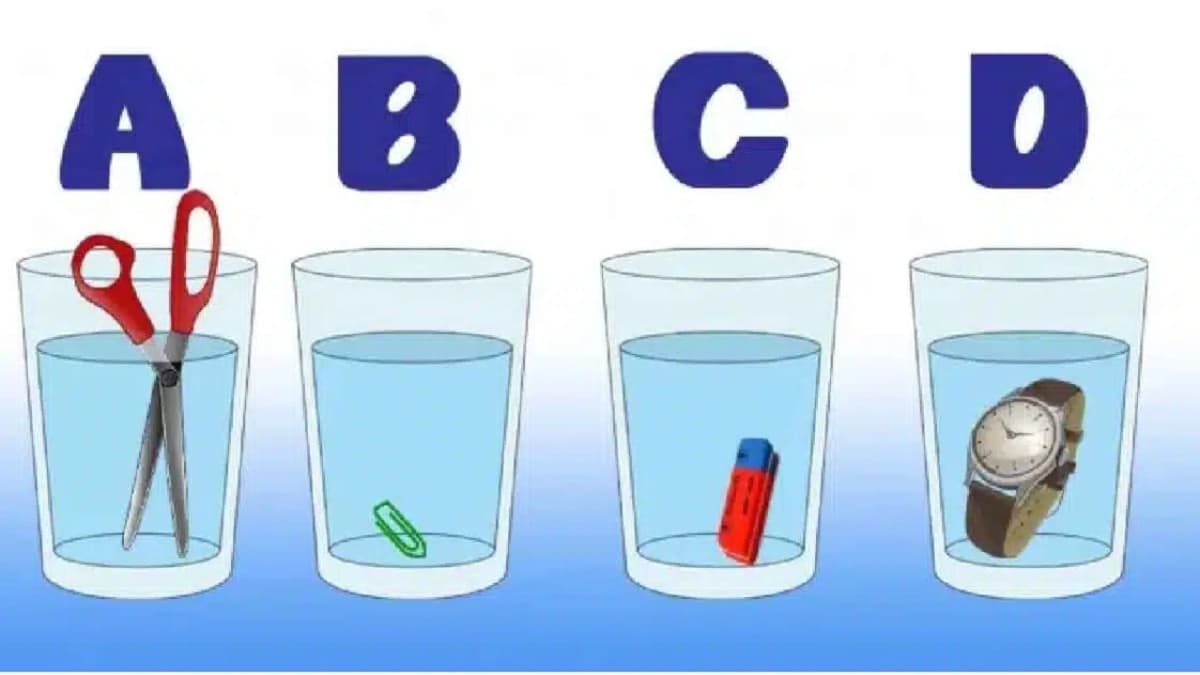 Quel verre contient le plus d’eau ? Ce test visuel trompe bien plus qu’il n’y paraît Quel verre contient le plus d’eau ?