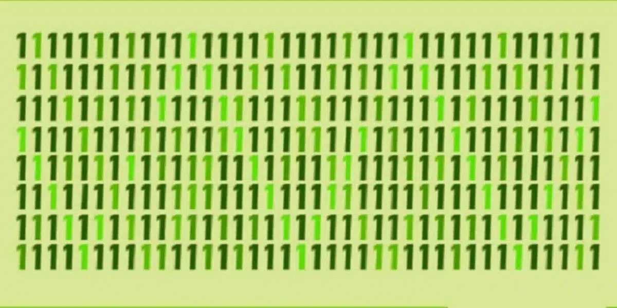 seul un œil d’aigle peut repérer le “I” caché parmi les “1”