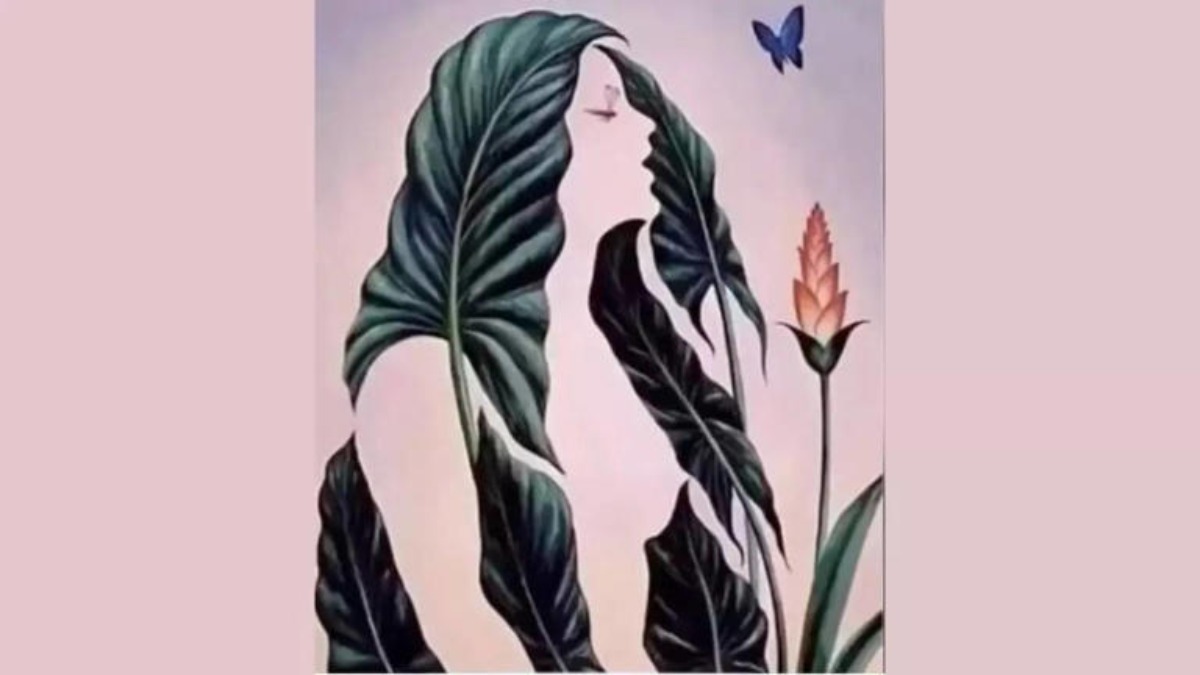 Feuilles ou visage féminin ?