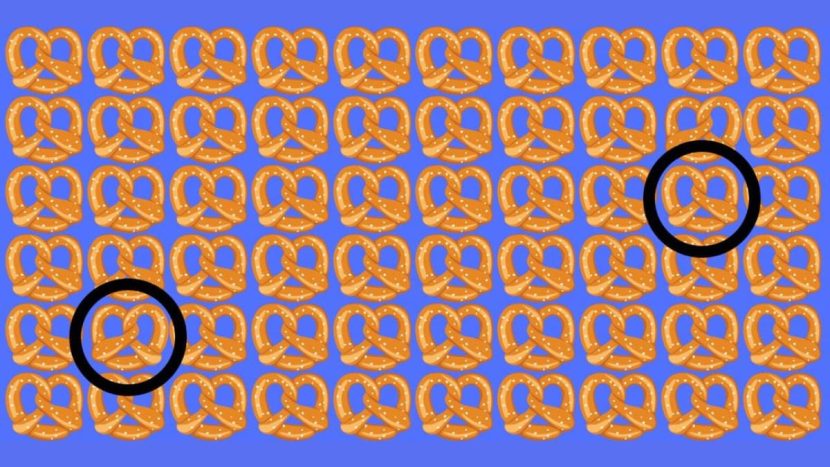 deux bretzels différents